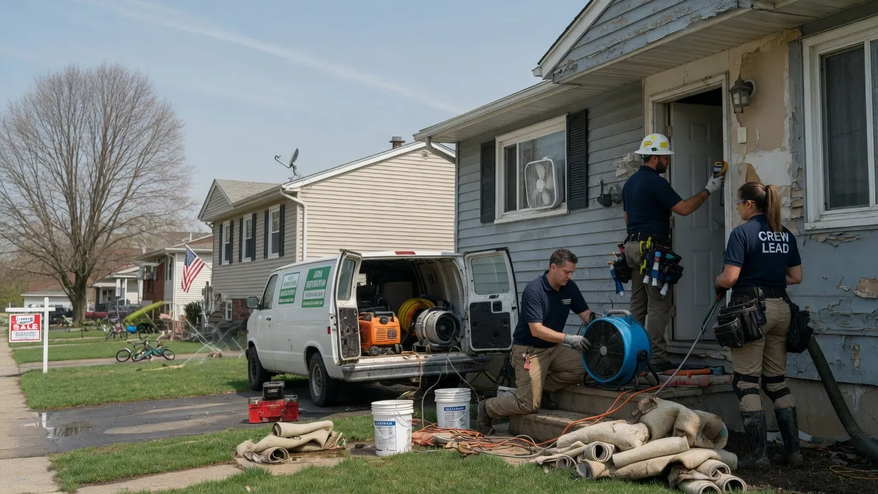 Flood Cleanup in Erwinna, PA near me